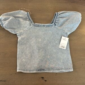 SO Good for Life Girls Denim Tops Size M (8) NWT